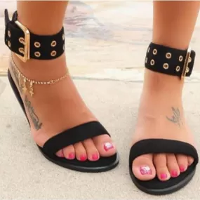 Gladiator Style Jelly Sole Sandals