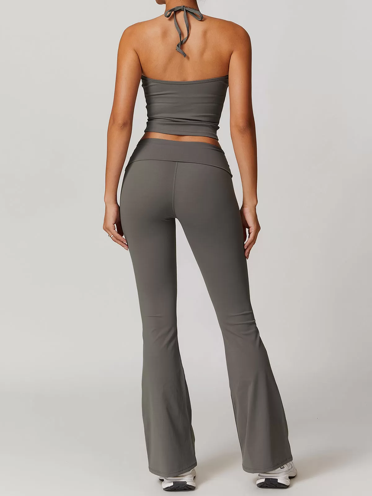 Lace Up Active Pants Set