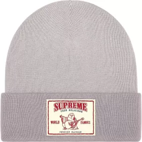 Supreme/True Religion Beanie (Light Grey)